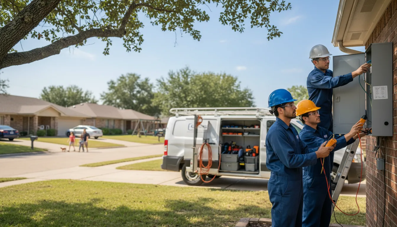 Certified electrician providing emergency electrical services in Tebbetts, MO